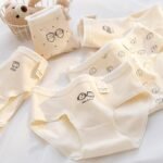 Premium Soft Cotton Ribbed Mid-Waist Panty with Cute Design for Girls & Ladies - Image 4